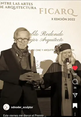Entrega del premio de FICARQ a Pablo Redondo