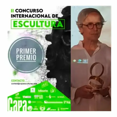 Publicación sobre el primer premio de escultura de Pablo Redondo