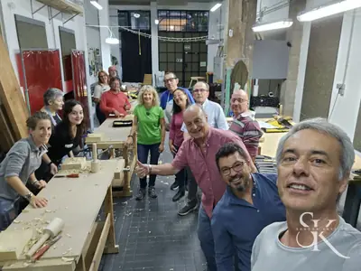 Autorretrato del grupo en el aula