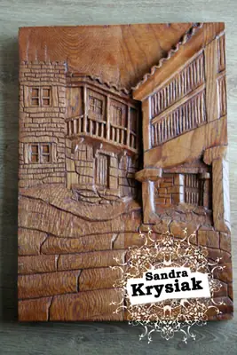 Relieve de una calle con edificios y balcones